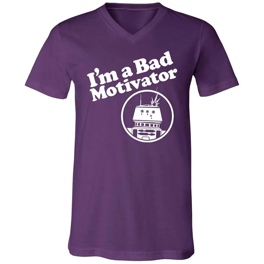 Unisex V-Neck T-Shirt - L1WZAMZG - Team Purple - 10