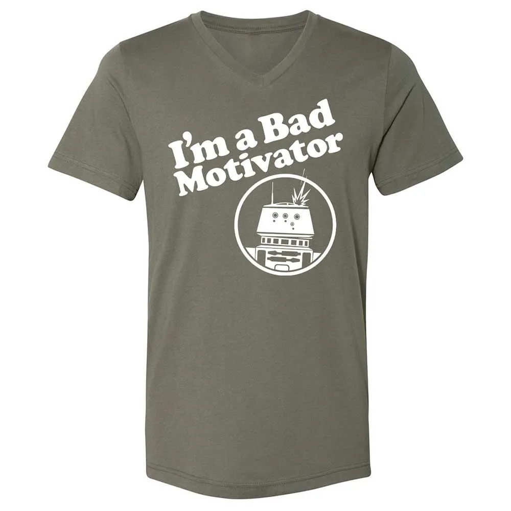 Unisex V-Neck T-Shirt - L1WZAMZG - Military Green - 11