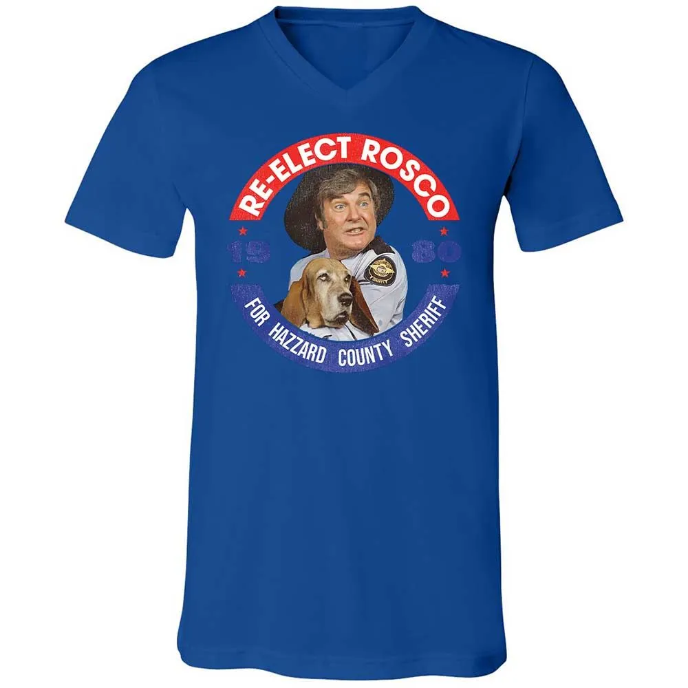 Unisex V-Neck T-Shirt - LZNNDQ5X - True Royal - 3