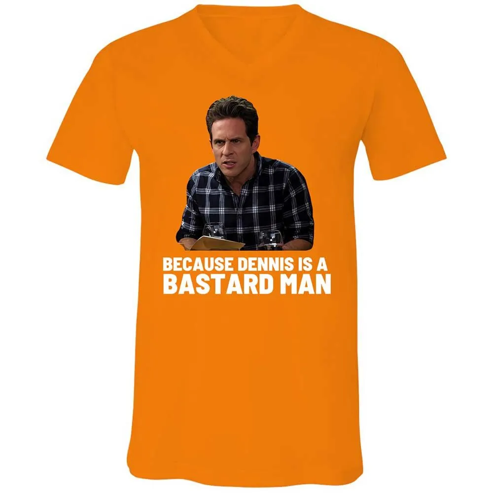 Unisex V-Neck T-Shirt - 2BV5YD9Z - Orange - 12