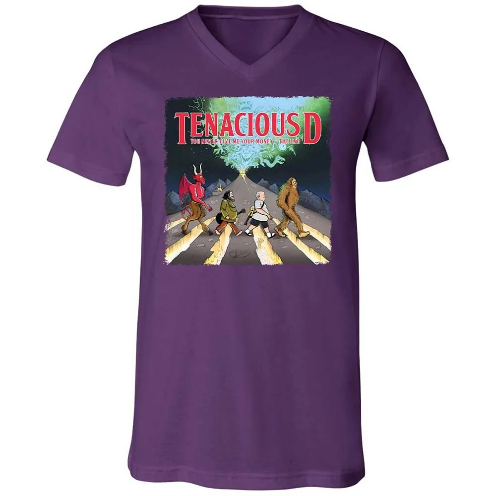 Unisex V-Neck T-Shirt - WTB8PQE3 - Team Purple - 10