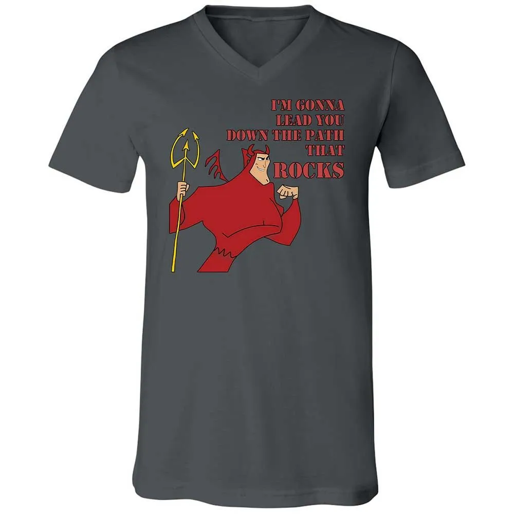 Unisex V-Neck T-Shirt - 7NCTY8E4 - Asphalt - 13