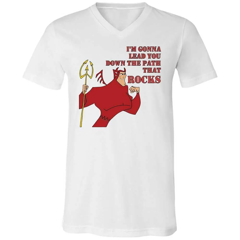 Unisex V-Neck T-Shirt - 7NCTY8E4 - White - 16