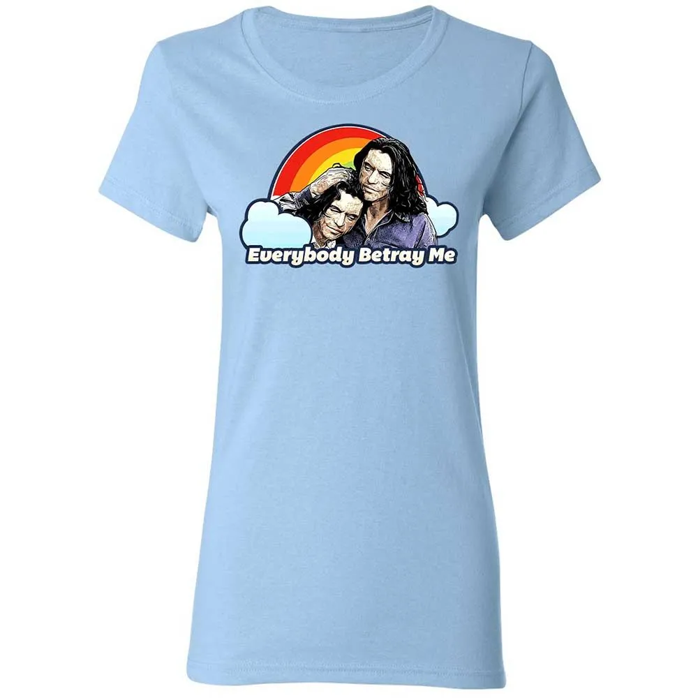 Women's T-Shirt - BTC6PAZX - Light Blue - 13