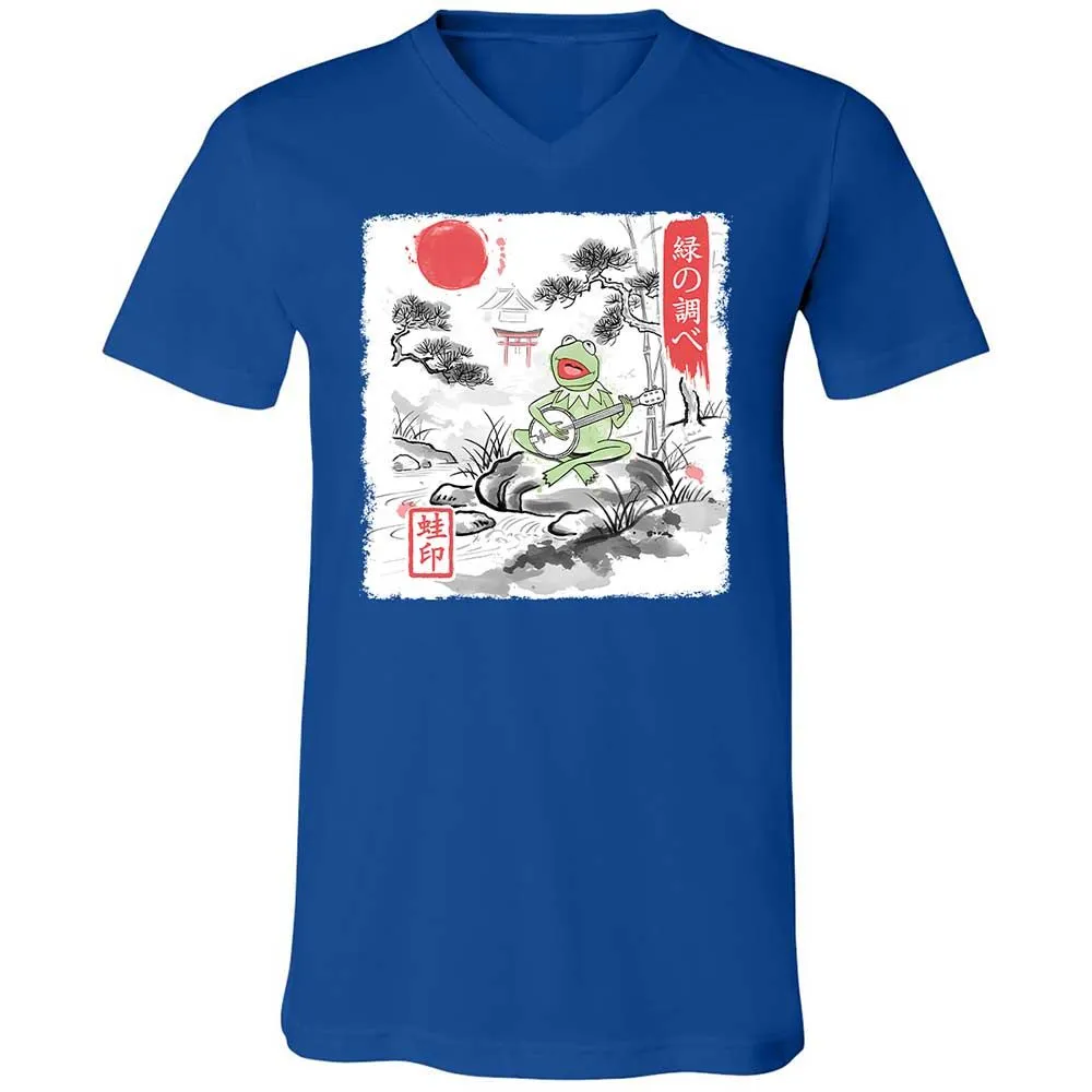 Unisex V-Neck T-Shirt - 3ML226GT - True Royal - 3