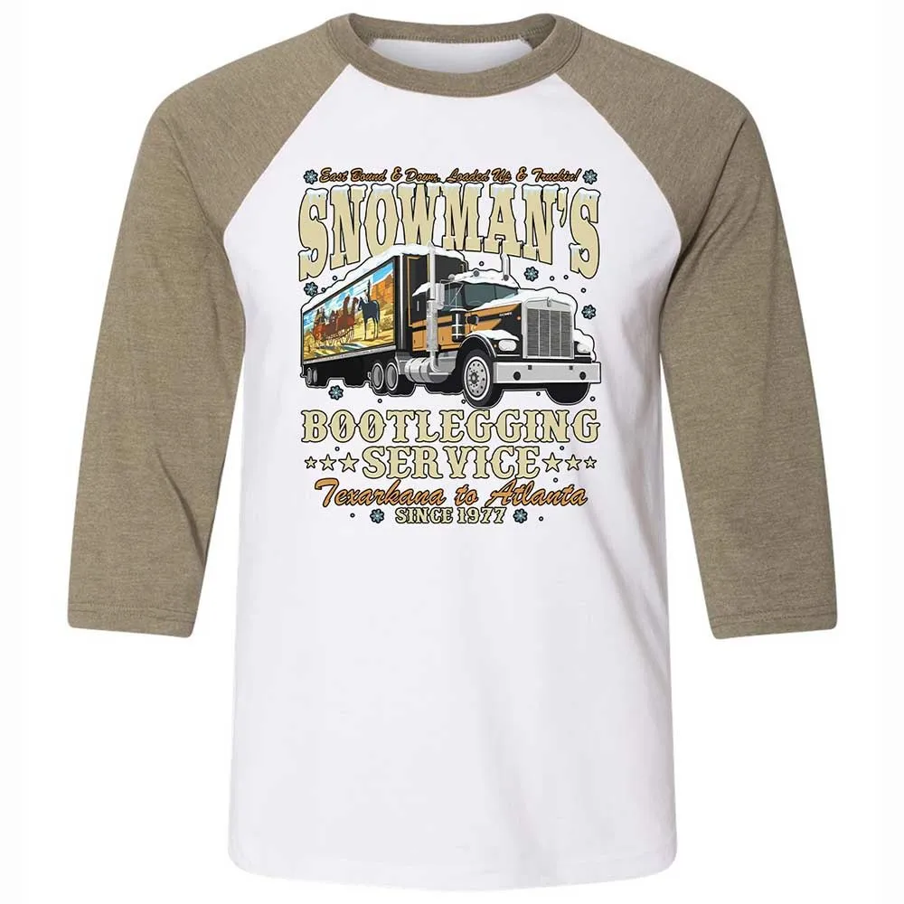 Snowman's Bootlegging Service - White/Heather Olive - 4