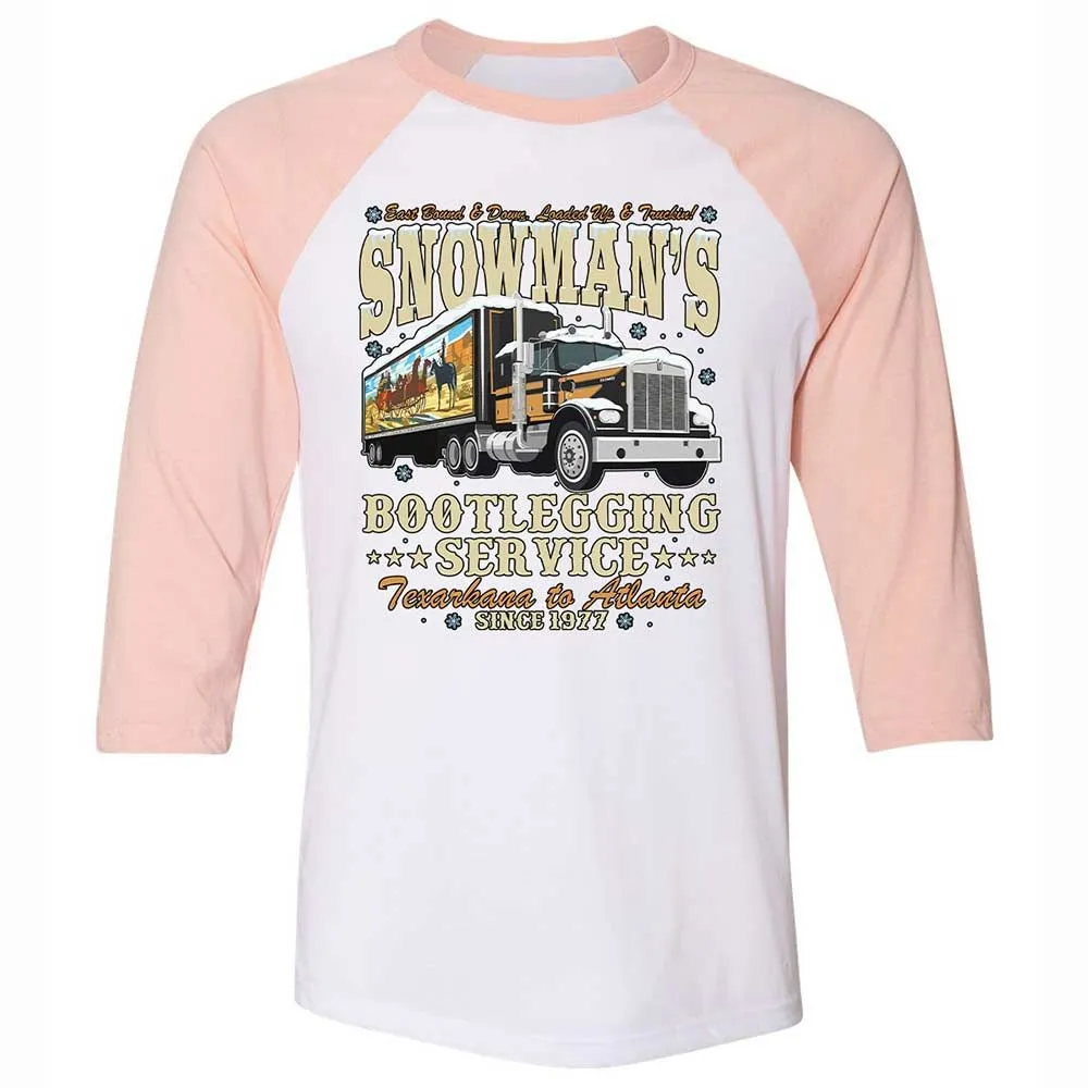 Snowman's Bootlegging Service - White/Heather Peach - 5
