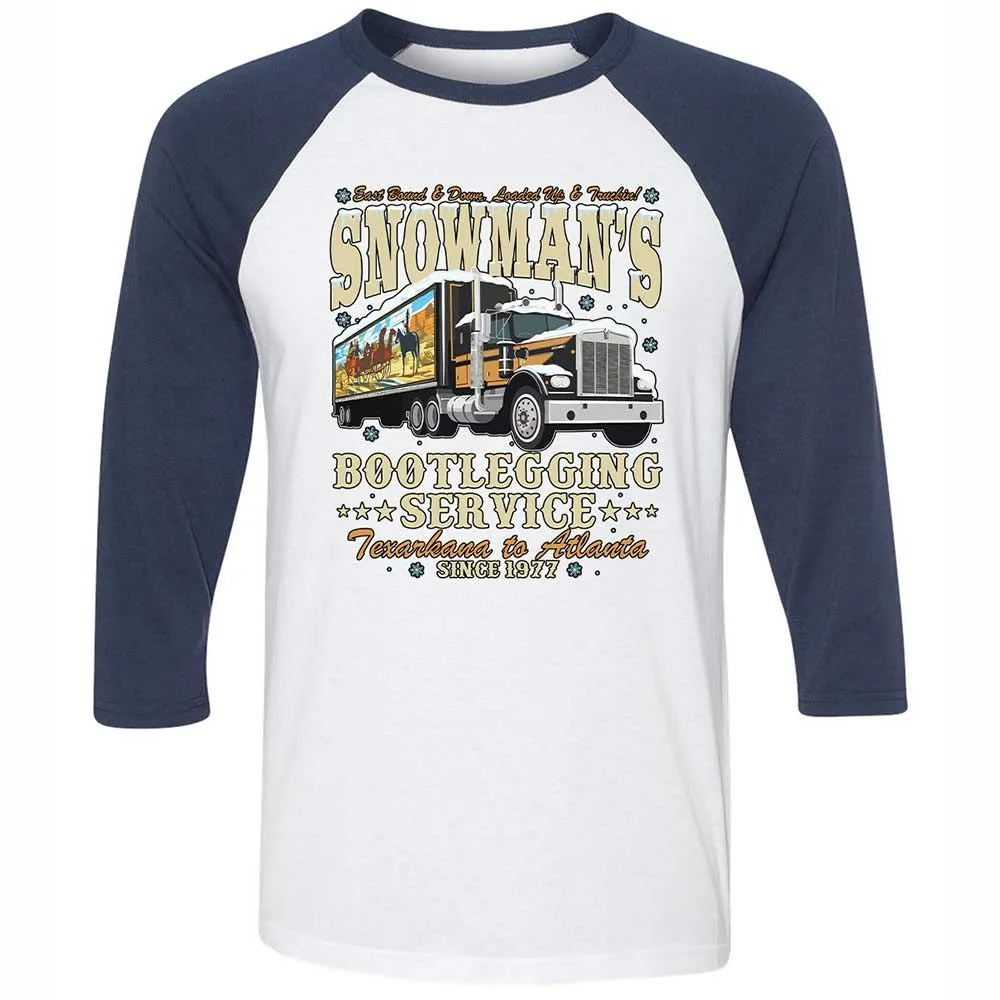 Snowman's Bootlegging Service - White/Navy - 8