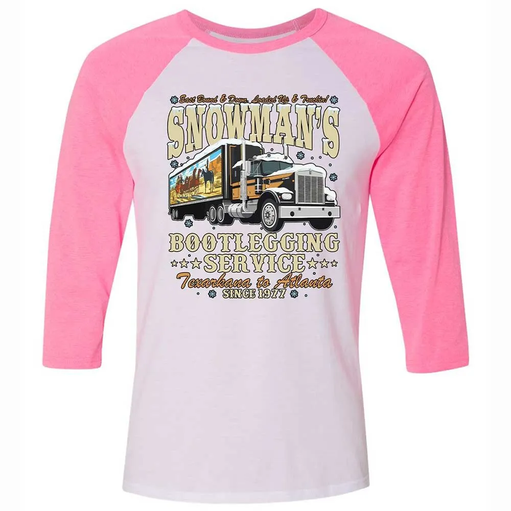 Snowman's Bootlegging Service - White/Neon Pink - 12