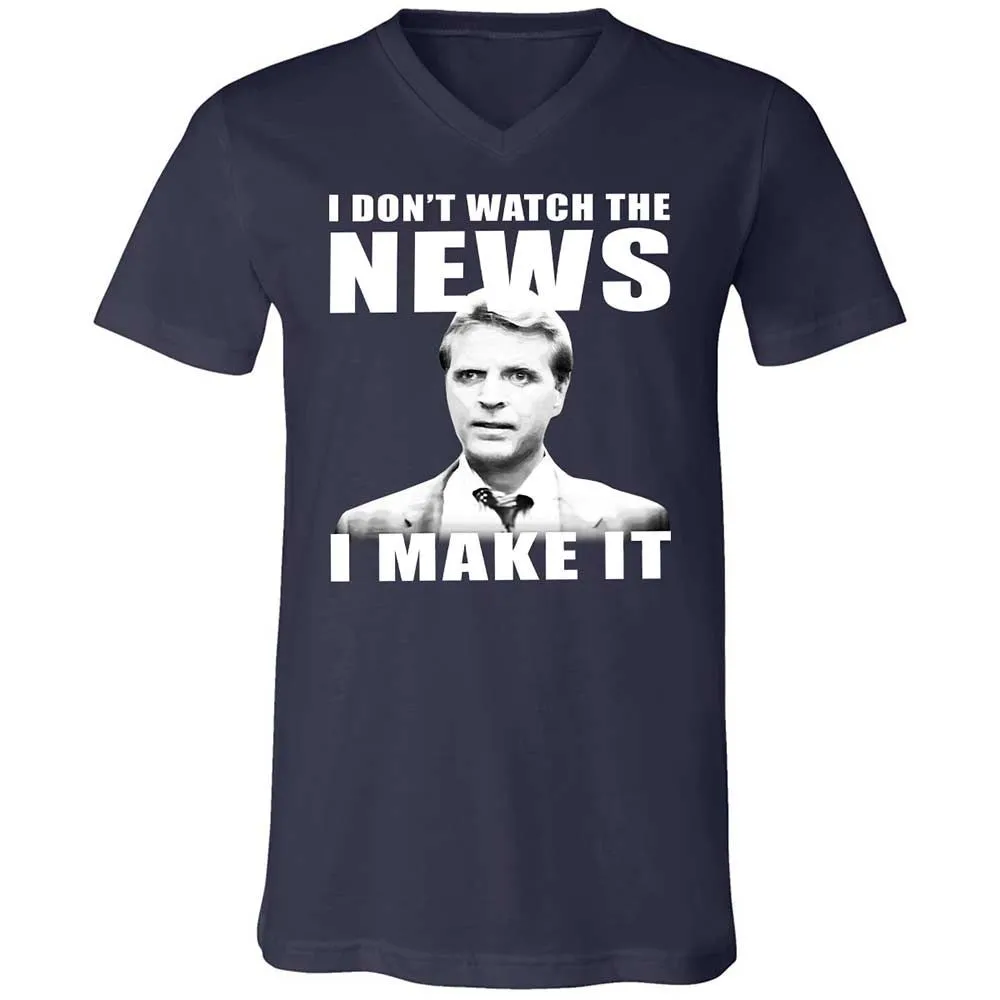 Unisex V-Neck T-Shirt - VFXH2L1F - Navy - 2