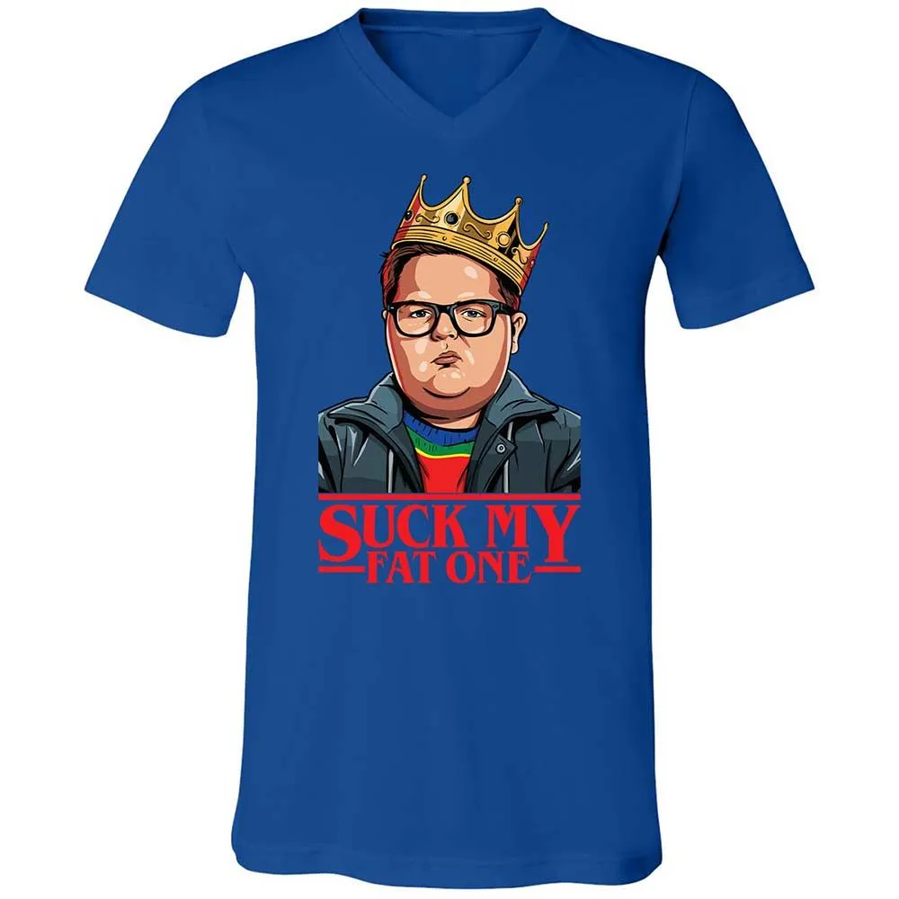 Unisex V-Neck T-Shirt - FGV9GQPP - True Royal - 4