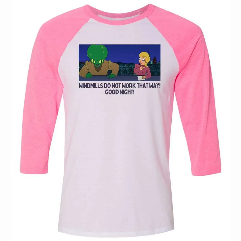 Unisex 3/4 Baseball Tee - W942CCD9 - White/Neon Pink - 12