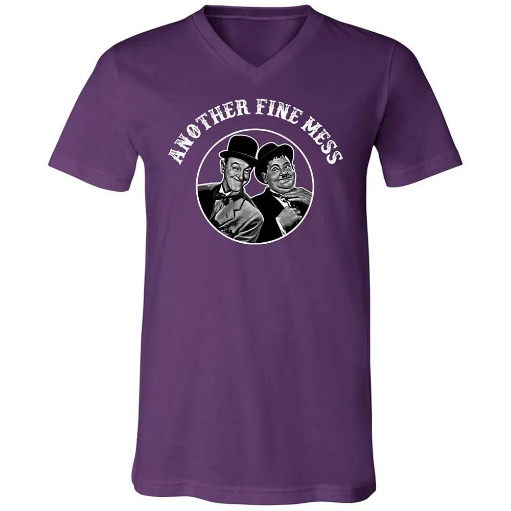 Unisex V-Neck T-Shirt - 8UYGAG2G - Team Purple - 10