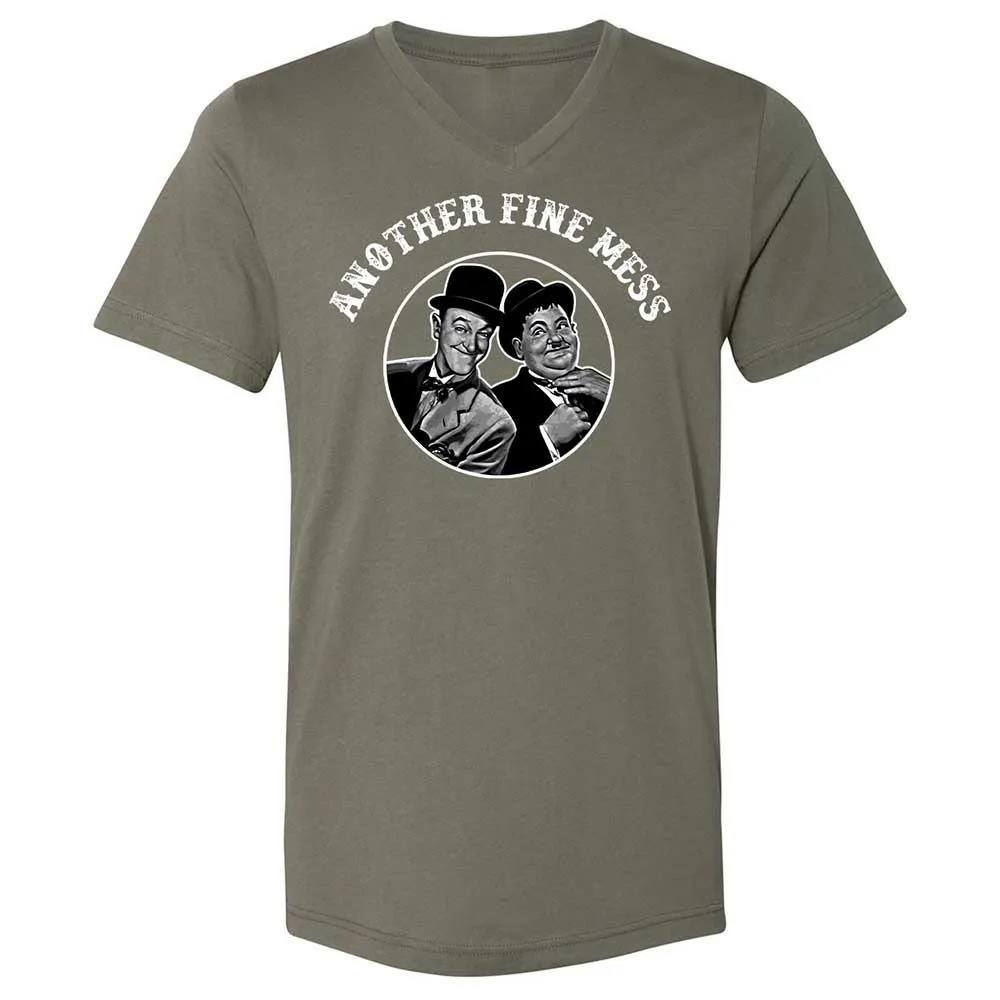 Unisex V-Neck T-Shirt - 8UYGAG2G - Military Green - 11