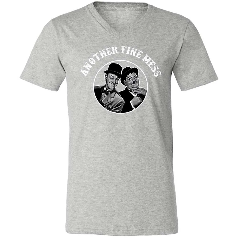 Unisex V-Neck T-Shirt - 8UYGAG2G - Athletic Heather - 15