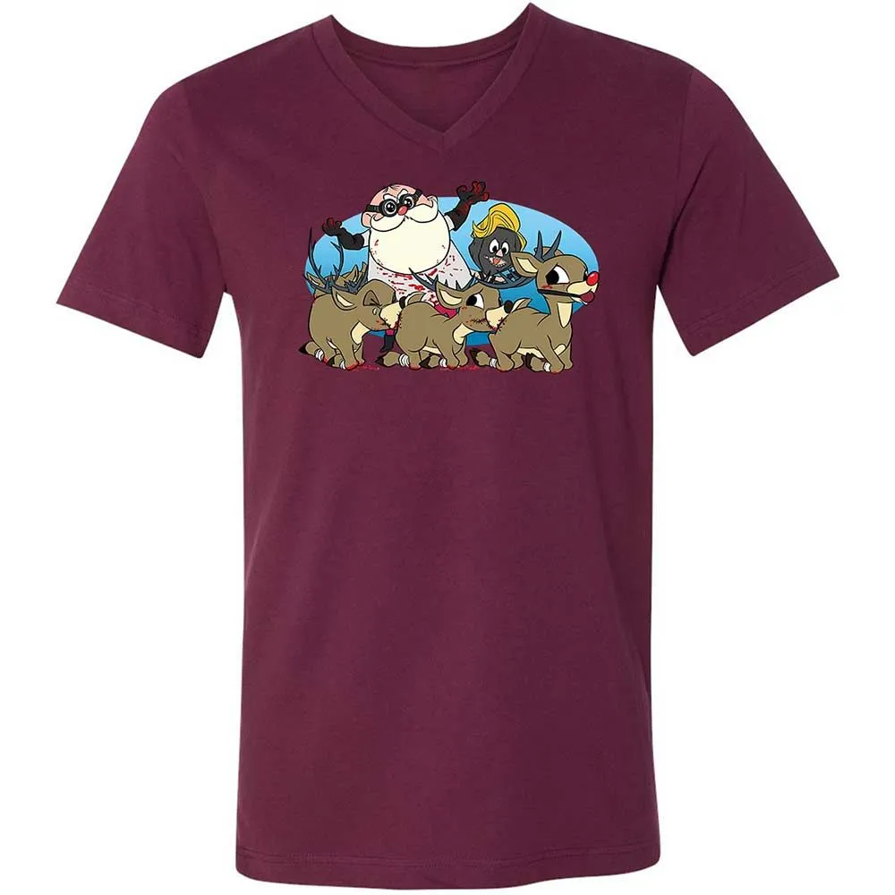 Santapede Greeting - Maroon - 14