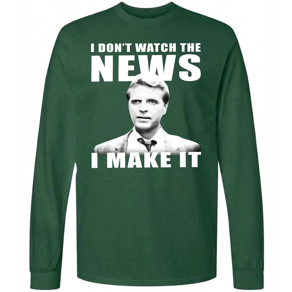 Long Sleeve T-Shirt - 81D5FA6X - Forest Green - 4