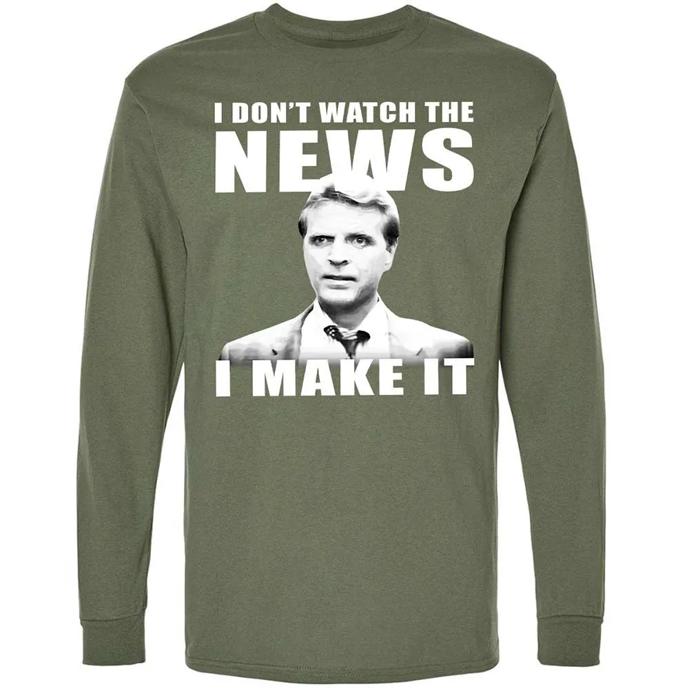 Long Sleeve T-Shirt - 81D5FA6X - Military Green - 9
