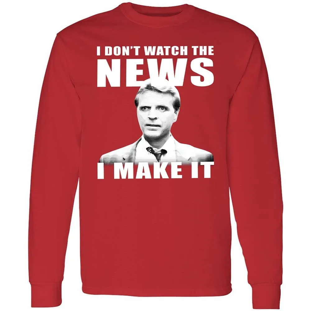 Long Sleeve T-Shirt - 81D5FA6X - Red - 11