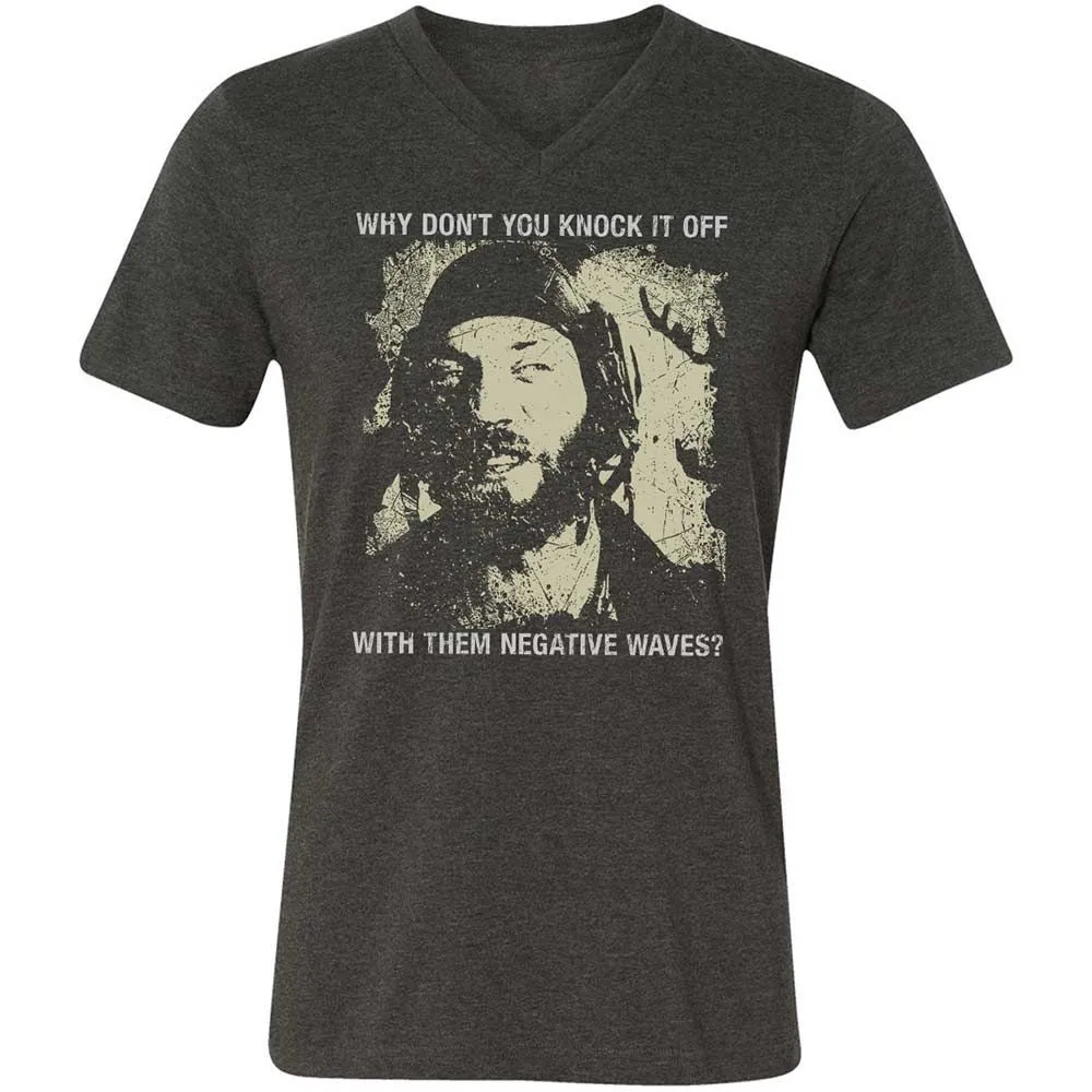 Unisex V-Neck T-Shirt - N8TWV14J - Dark Grey Heather - 9