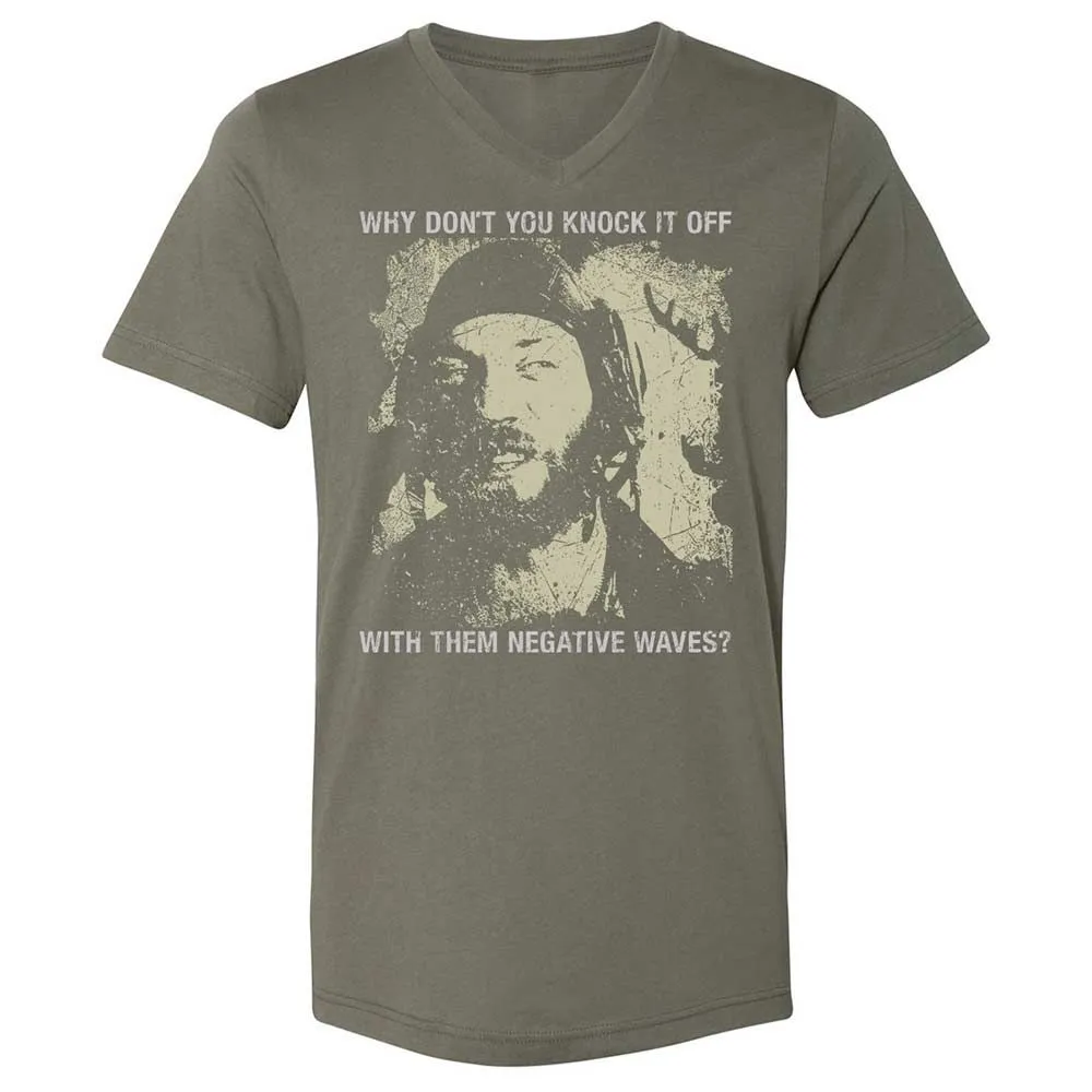 Unisex V-Neck T-Shirt - N8TWV14J - Military Green - 11
