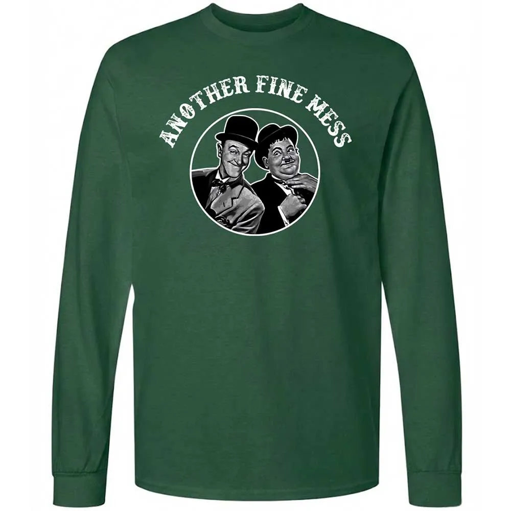 Long Sleeve T-Shirt - B2HC7CUP - Forest Green - 4