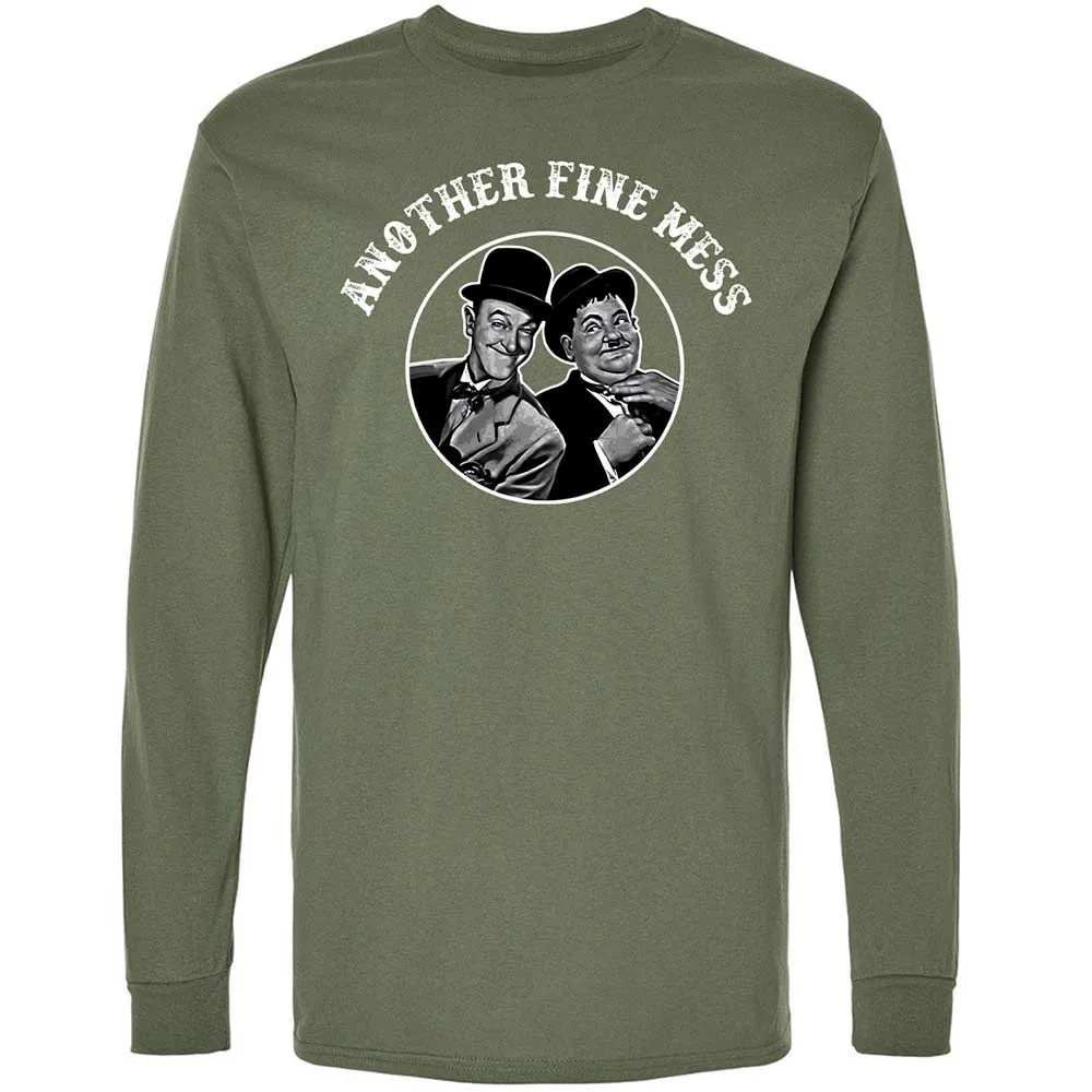 Long Sleeve T-Shirt - B2HC7CUP - Military Green - 9