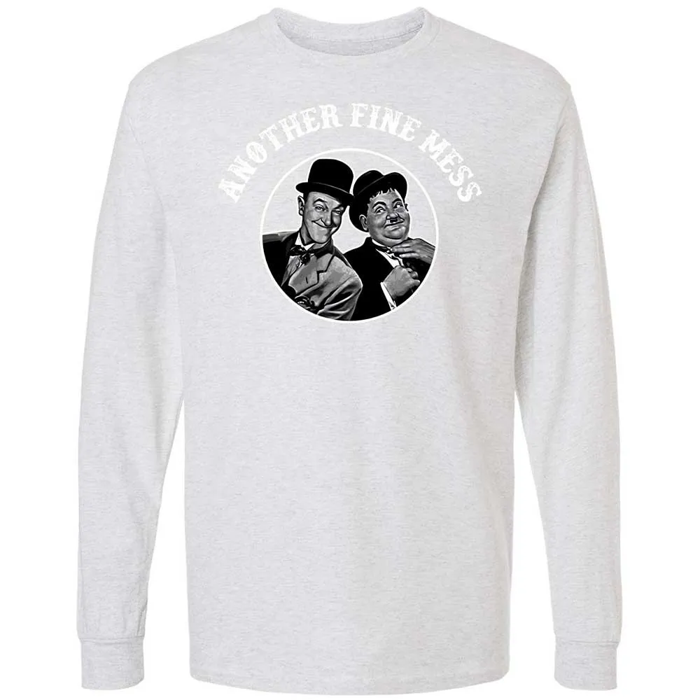 Long Sleeve T-Shirt - B2HC7CUP - Ash - 14