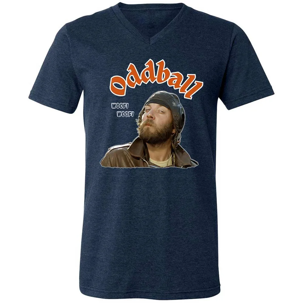 Unisex V-Neck T-Shirt - VAJ32SWQ - Heather Navy - 3