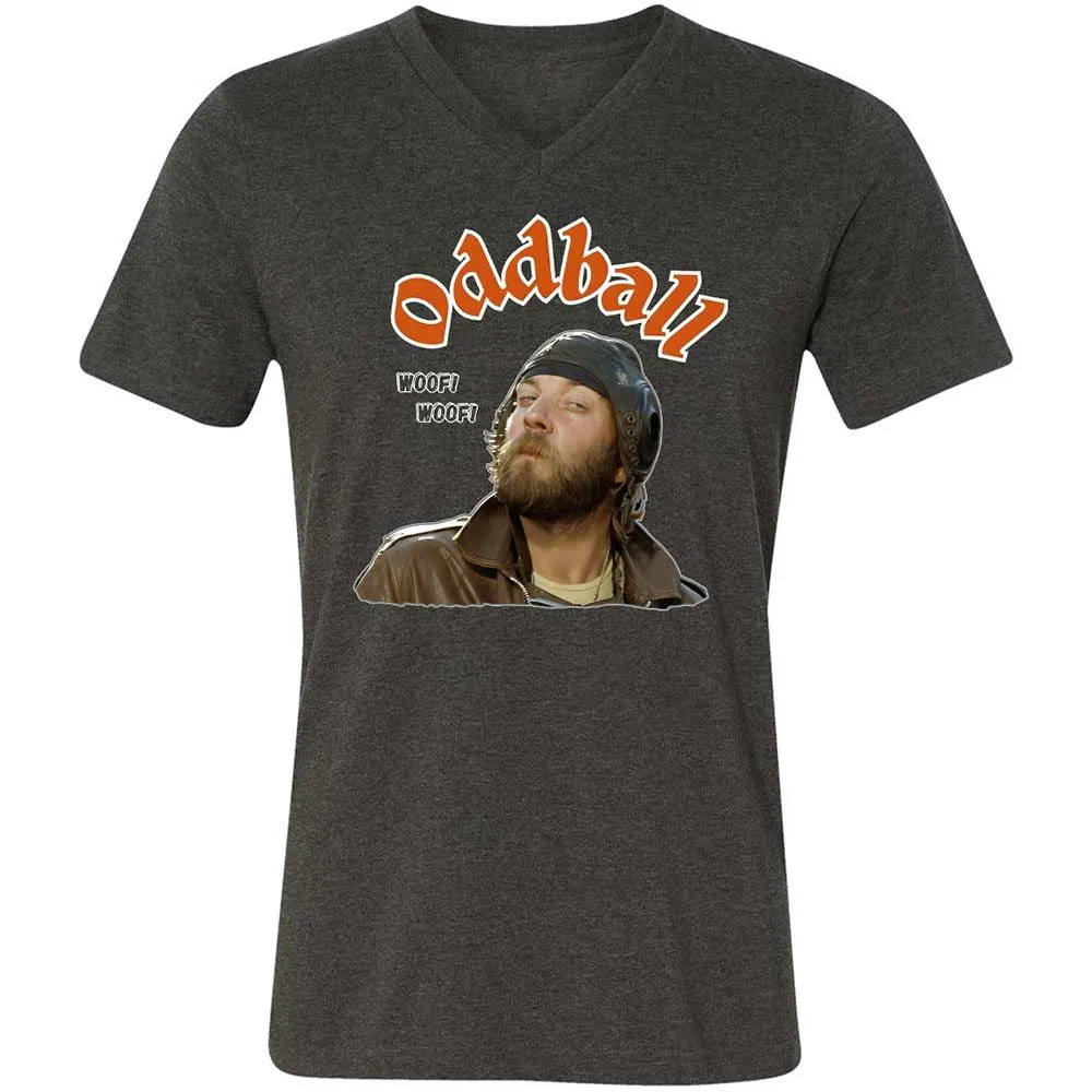 Unisex V-Neck T-Shirt - VAJ32SWQ - Dark Grey Heather - 9