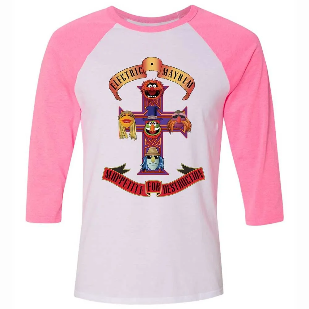 Muppetite For Mayhem - White/Neon Pink - 12
