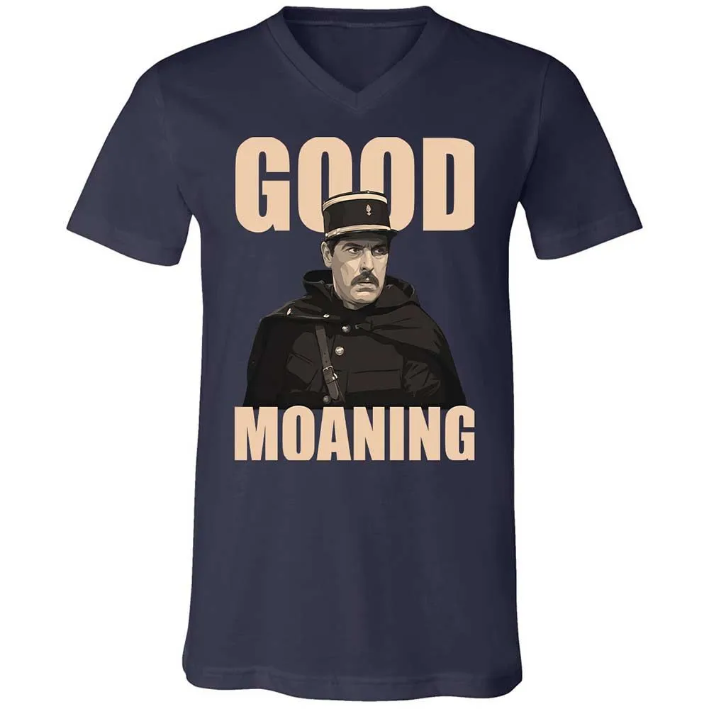 Unisex V-Neck T-Shirt - Z65XFBJF - Navy - 2