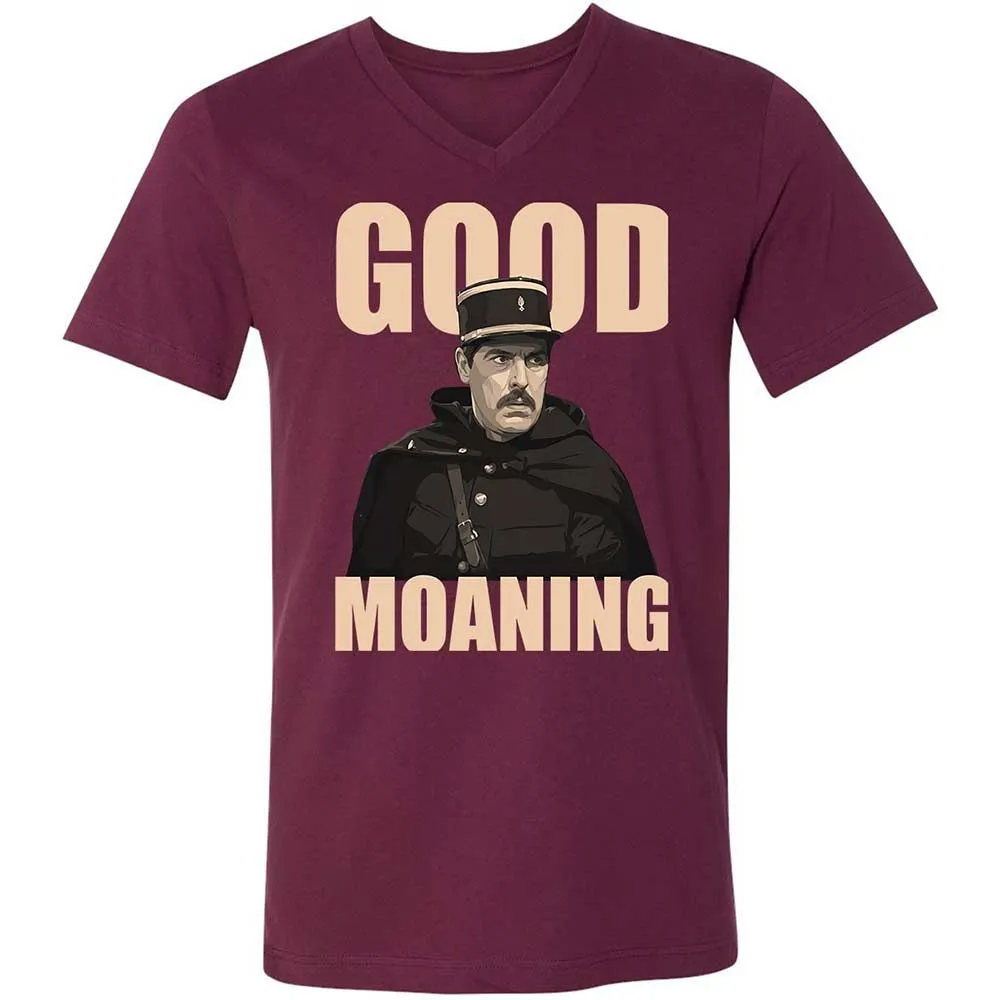 Unisex V-Neck T-Shirt - Z65XFBJF - Maroon - 8