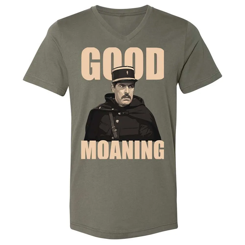 Unisex V-Neck T-Shirt - Z65XFBJF - Military Green - 11
