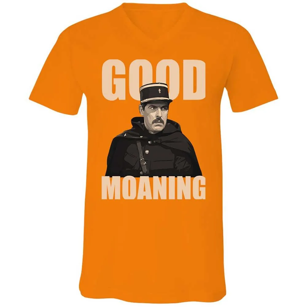 Unisex V-Neck T-Shirt - Z65XFBJF - Orange - 12