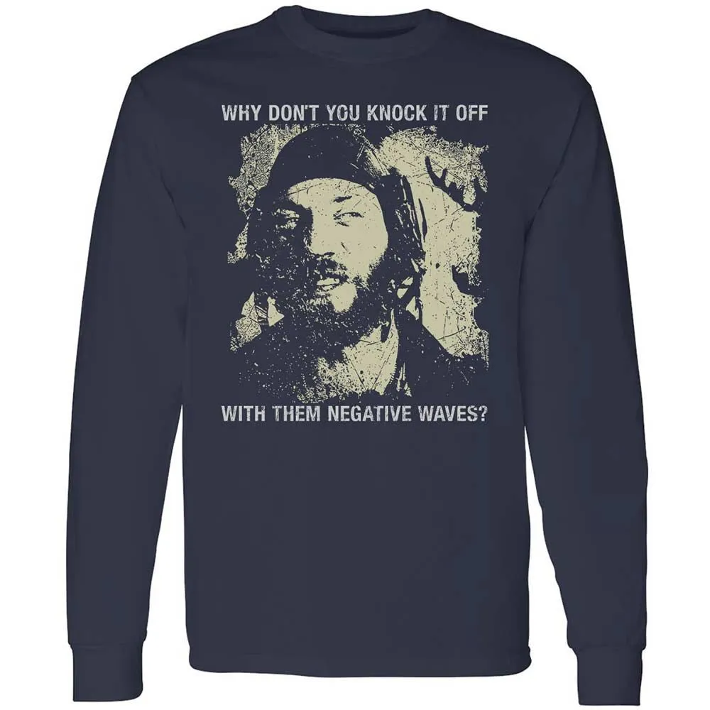 Long Sleeve T-Shirt - LU3PJJEJ - Navy - 2