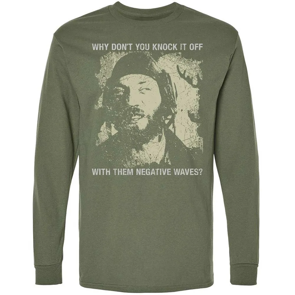 Long Sleeve T-Shirt - LU3PJJEJ - Military Green - 9