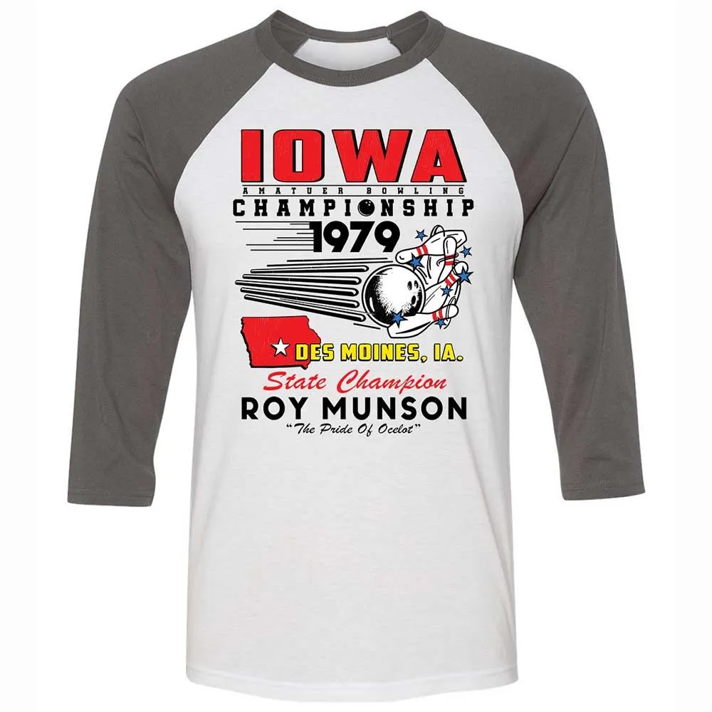 Unisex 3/4 Baseball Tee - 4E6Q2T9U - White/Asphalt - 2