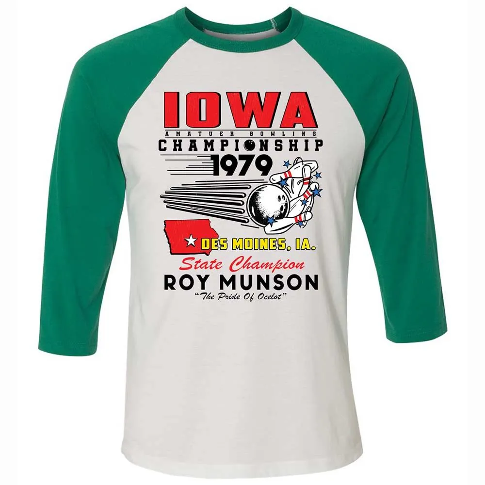 Unisex 3/4 Baseball Tee - 4E6Q2T9U - White/Kelly - 6