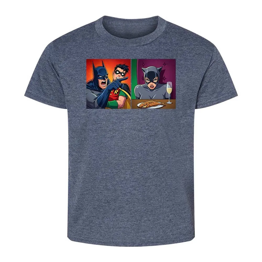 Bat Yelling at Catwoman - Heather Navy - 9