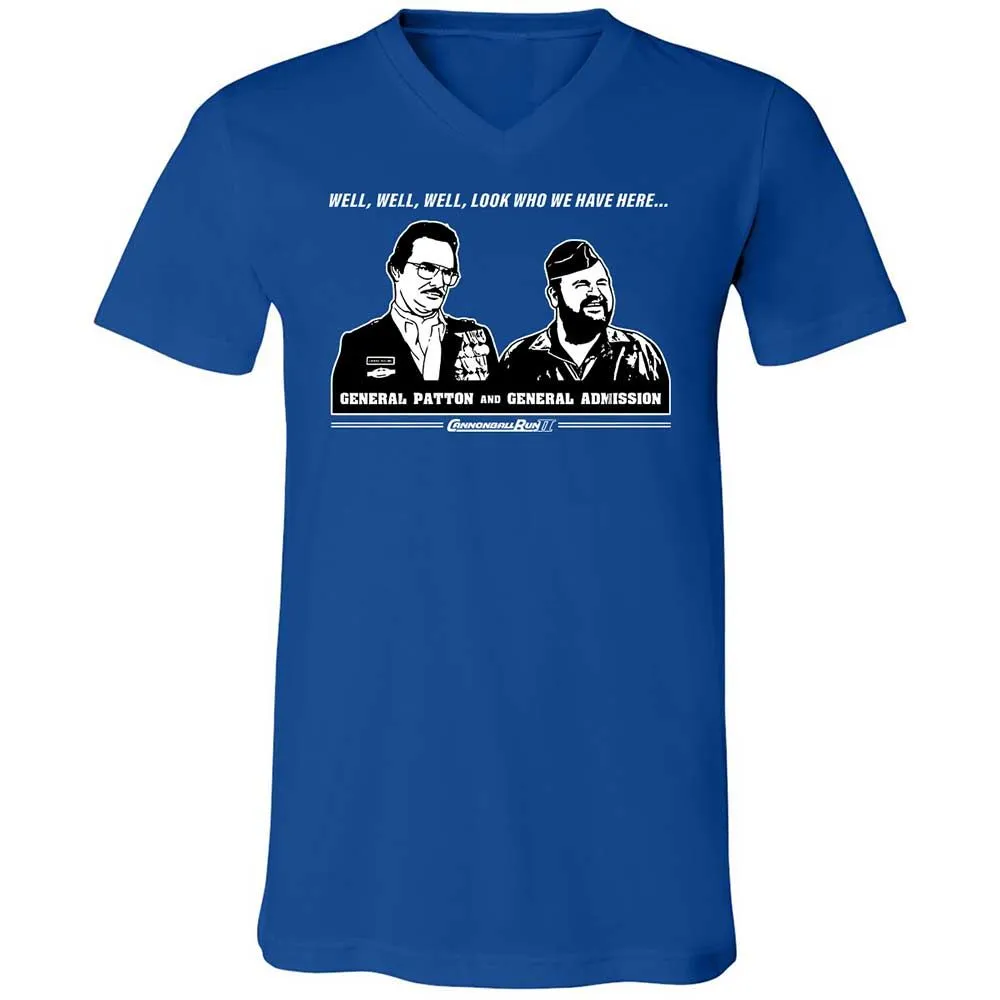 Unisex V-Neck T-Shirt - KND5NS4W - True Royal - 4