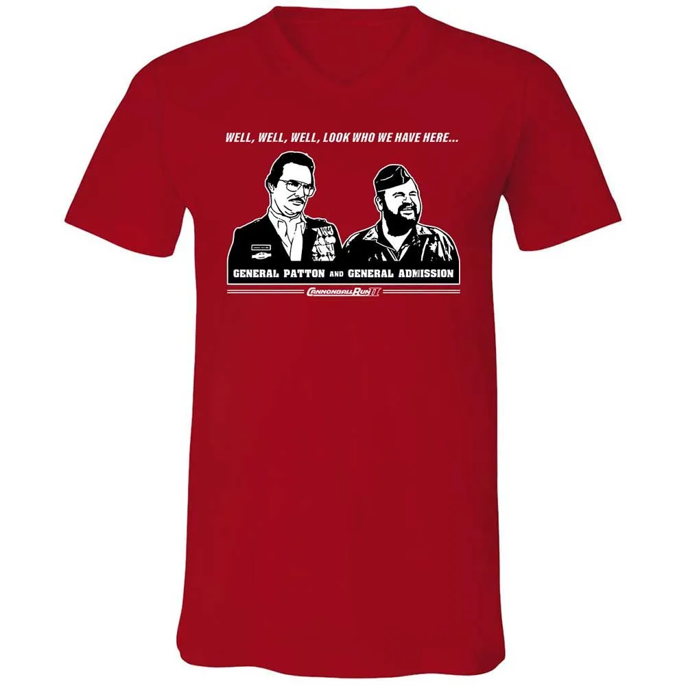 Unisex V-Neck T-Shirt - KND5NS4W - Red - 6