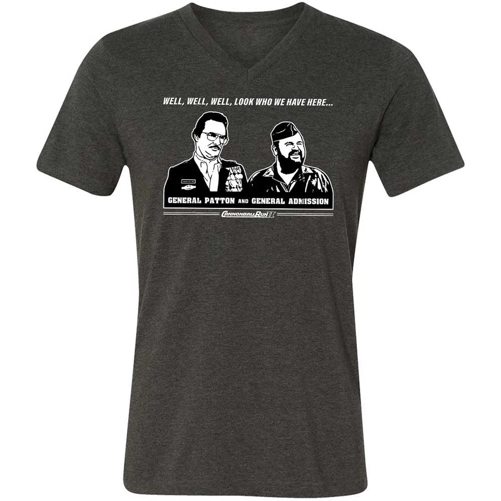 Unisex V-Neck T-Shirt - KND5NS4W - Dark Grey Heather - 9