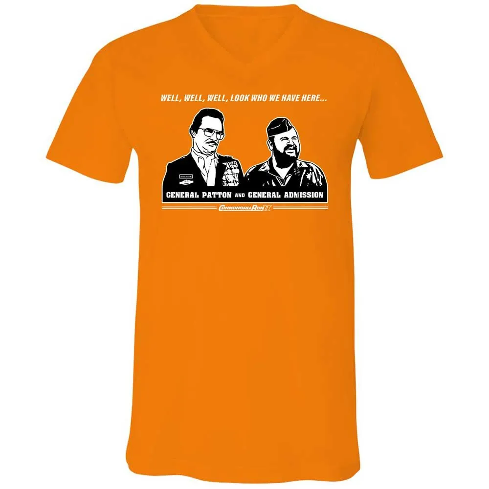 Unisex V-Neck T-Shirt - KND5NS4W - Orange - 12