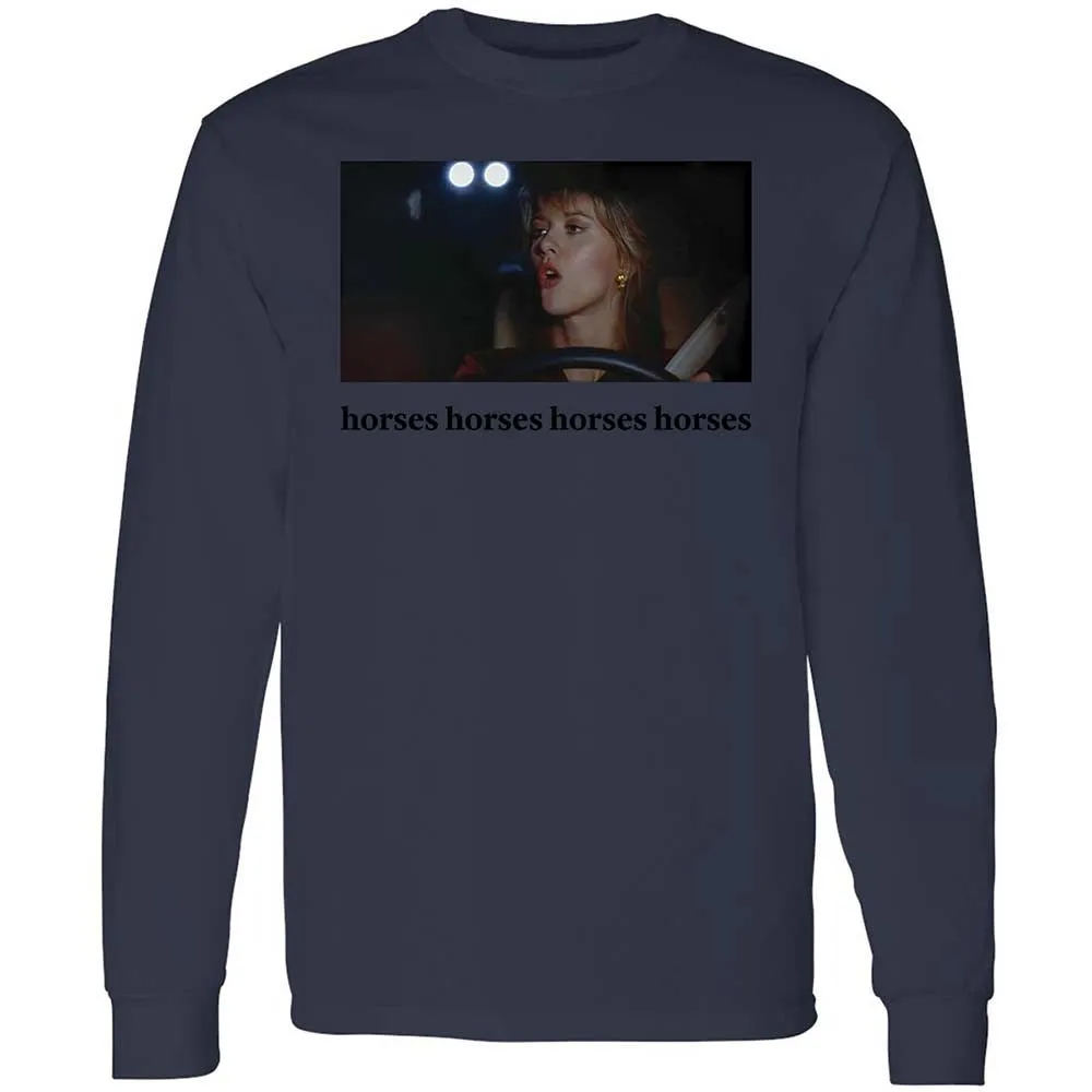 Horses horses horses horses - Navy - 13
