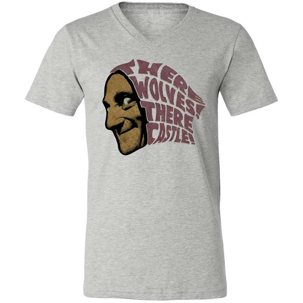 Unisex V-Neck T-Shirt - 8KGJX2QM - Athletic Heather - 15