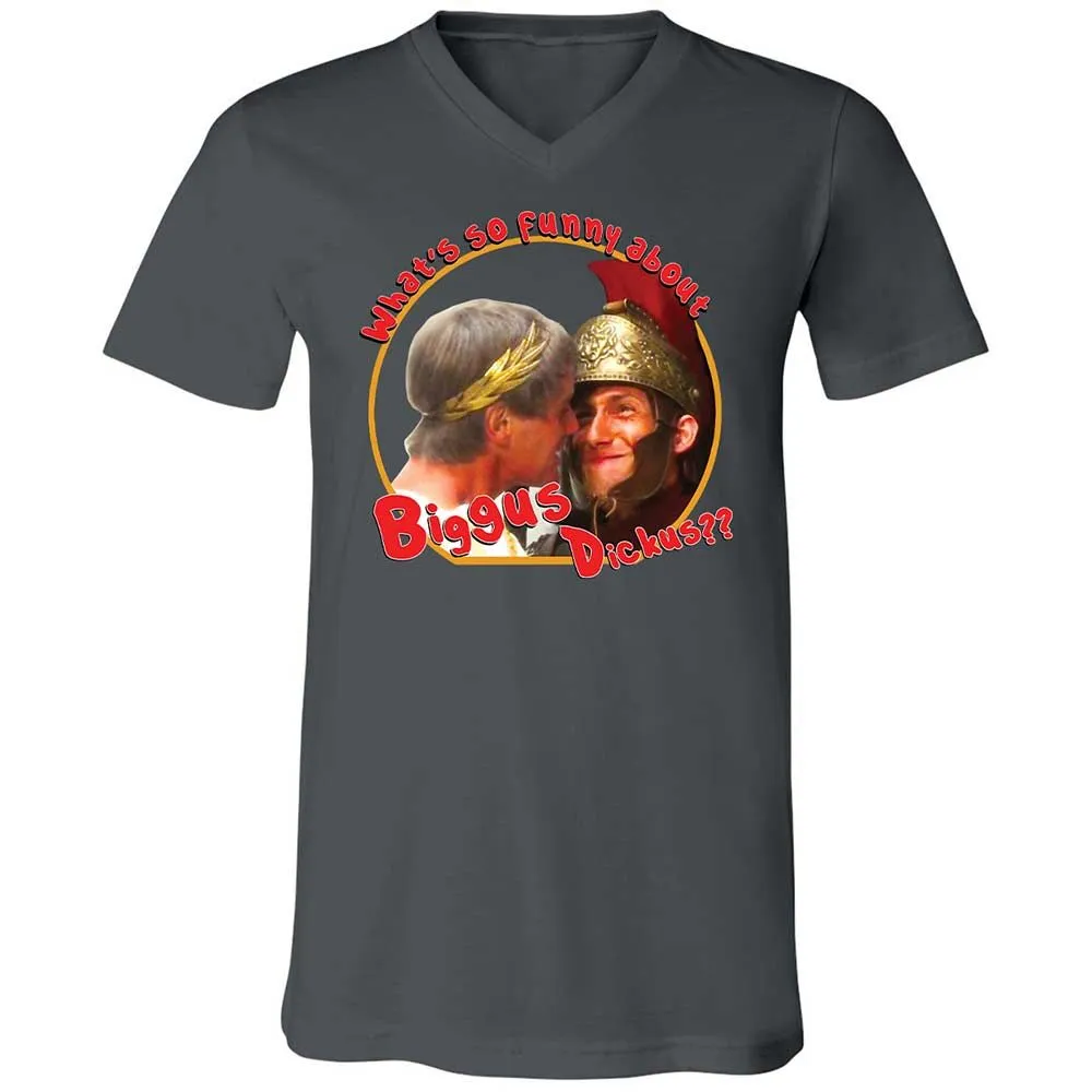 Unisex V-Neck T-Shirt - SU4ERRCC - Asphalt - 13