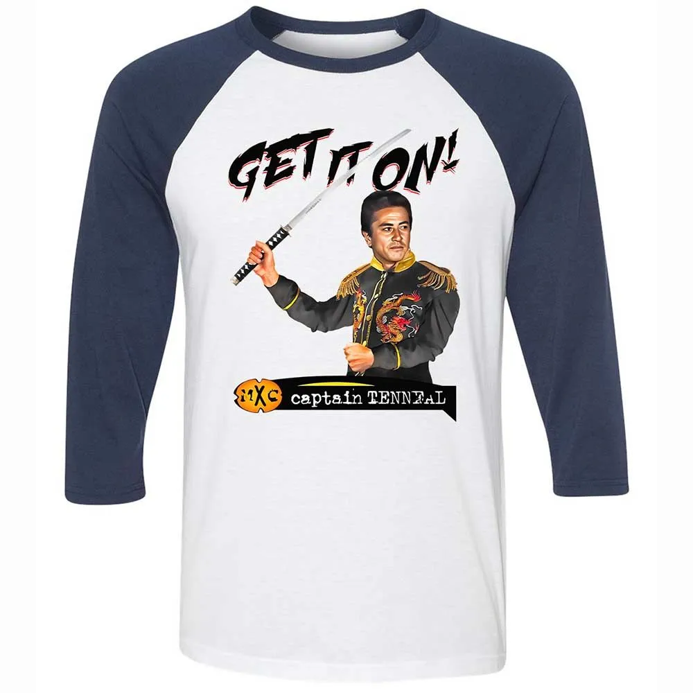 Unisex 3/4 Baseball Tee - Y5MXJTBB - White/Navy - 8