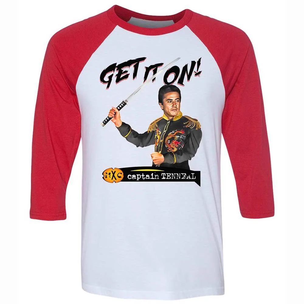 Unisex 3/4 Baseball Tee - Y5MXJTBB - White/Red - 9