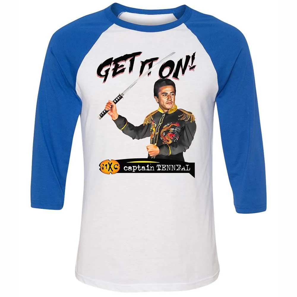 Unisex 3/4 Baseball Tee - Y5MXJTBB - White/True Royal - 10